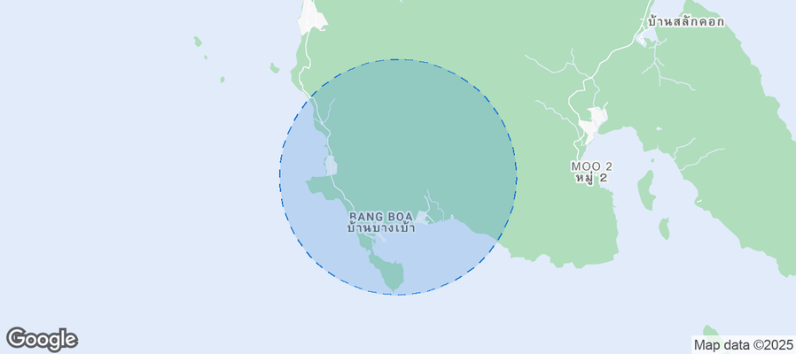 Haad Bang Bao Airbnb map